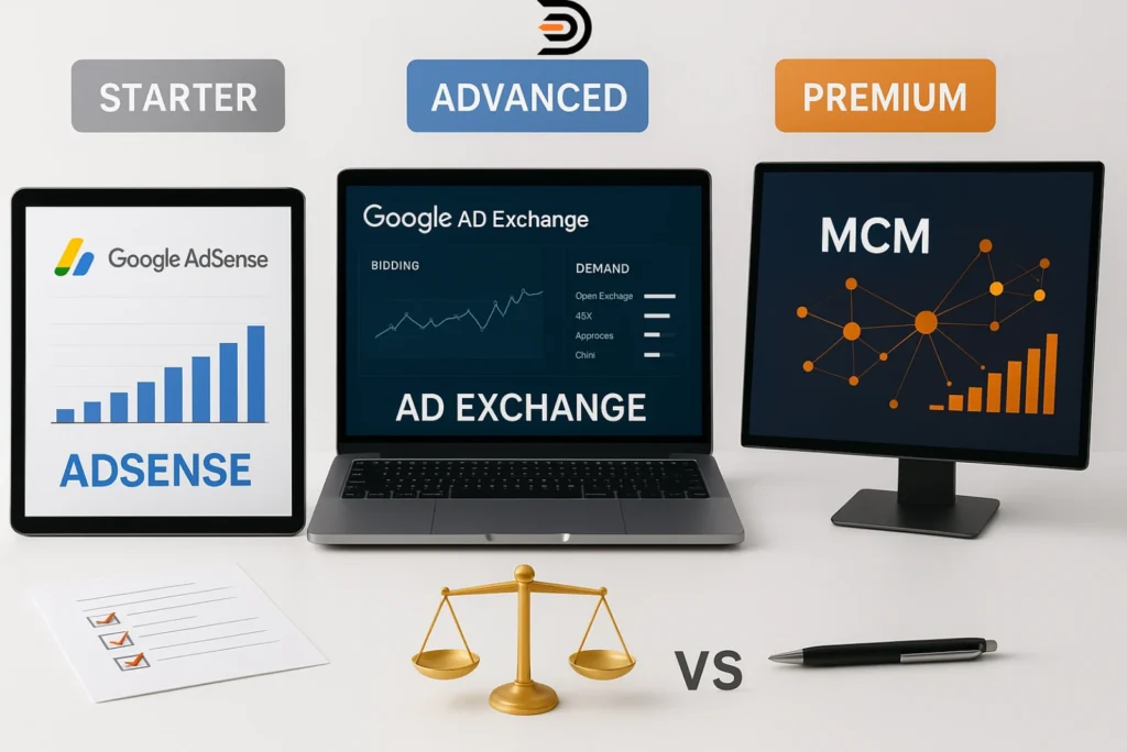 AdSense vs ADX vs MCM